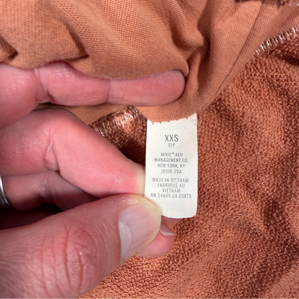 Aerie‎ Women's Terracotta Textured Mini Skirt Size XXS - Picture 3 of 10
